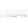 Sofá cama nido madera maciza de pino blanco 90x200 cm de , Camas y somieres - Ref: Foro24-836148, Precio: 192,15 €, Descuento: %
