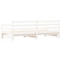 Sofá cama nido madera maciza de pino blanco 90x200 cm de , Camas y somieres - Ref: Foro24-836148, Precio: 200,12 €, Descuento: %