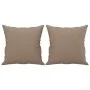 Juego de sofás con cojines 2 piezas cuero sintético capuchino de , Sofás - Ref: Foro24-3201392, Precio: 485,25 €, Descuento: %