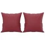 Juego de sofás con cojines 2 piezas cuero sintético rojo tinto de , Sofás - Ref: Foro24-3201371, Precio: 479,04 €, Descuento: %