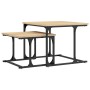 Mesa de centro apilable 2 pzas madera ingeniería roble Sonoma de , Mesas de centro - Ref: Foro24-833369, Precio: 43,89 €, Des...
