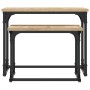 Mesa de centro apilable 2 pzas madera ingeniería roble Sonoma de , Mesas de centro - Ref: Foro24-833369, Precio: 43,89 €, Des...