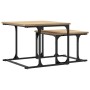 Mesa de centro apilable 2 pzas madera ingeniería roble Sonoma de , Mesas de centro - Ref: Foro24-833369, Precio: 43,89 €, Des...