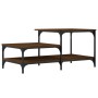 Mesa de centro madera contrachapada roble marrón 100x50,5x45 cm de , Mesas de centro - Ref: Foro24-835383, Precio: 39,64 €, D...