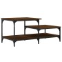 Mesa de centro madera contrachapada roble marrón 100x50,5x45 cm de , Mesas de centro - Ref: Foro24-835383, Precio: 39,64 €, D...