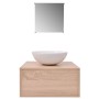 Conjunto de mueble y lavabo 3 piezas beige de vidaXL, Muebles de baño - Ref: Foro24-272226, Precio: 126,93 €, Descuento: %