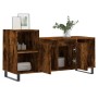 Mueble para TV madera contrachapada roble ahumado 100x35x55 cm de , Muebles TV - Ref: Foro24-831329, Precio: 66,16 €, Descuen...
