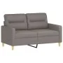Sofá de 2 plazas con cojines tela gris taupe 120 cm de , Sofás - Ref: Foro24-3200820, Precio: 243,25 €, Descuento: %