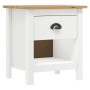 Mesitas de noche 2 uds Hill madera maciza de pino 46x35x49,5 cm de vidaXL, Mesitas de noche - Ref: Foro24-288970, Precio: 85,...