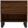 Mesa de centro madera de ingeniería roble marrón 50x46x50 cm de , Mesas de centro - Ref: Foro24-830938, Precio: 41,95 €, Desc...