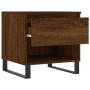 Mesa de centro madera de ingeniería roble marrón 50x46x50 cm de , Mesas de centro - Ref: Foro24-830938, Precio: 41,95 €, Desc...
