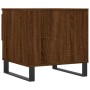 Mesa de centro madera de ingeniería roble marrón 50x46x50 cm de , Mesas de centro - Ref: Foro24-830938, Precio: 41,95 €, Desc...