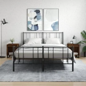 Mesitas noche 2 uds madera ingeniería marrón roble 40x35x50 cm de , Mesitas de noche - Ref: Foro24-830747, Precio: 46,48 €, D...
