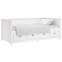 Sofá cama de madera maciza de pino blanco 100x200 cm de , Camas y somieres - Ref: Foro24-820897, Precio: 376,61 €, Descuento: %