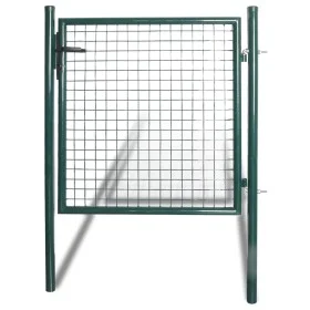 Powder Coated Steel Fence Gate by vidaXL, garden gates - Ref: Foro24-142030, Price: 147,60 €, Discount: %