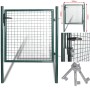 Puerta de valla de acero con recubrimiento en polvo de vidaXL, Puertas de jardín - Ref: Foro24-142030, Precio: 158,17 €, Desc...