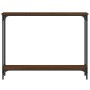 Mesa consola madera de ingeniería marrón roble 100x22,5x75 cm de , Mesas auxiliares - Ref: Foro24-834019, Precio: 42,96 €, De...