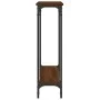 Engineered wood brown oak console table 100x22.5x75 cm by , Side tables - Ref: Foro24-834019, Price: 42,96 €, Discount: %
