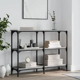 Engineered wood gray Sonoma console table 100x29x75 cm by , Side tables - Ref: Foro24-834103, Price: 53,13 €, Discount: %