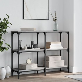 Mesa consola madera de ingeniería gris Sonoma 100x29x75 cm de , Mesas auxiliares - Ref: Foro24-834103, Precio: 53,81 €, Descu...
