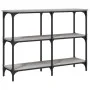 Engineered wood gray Sonoma console table 100x29x75 cm by , Side tables - Ref: Foro24-834103, Price: 53,13 €, Discount: %