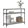 Mesa consola madera de ingeniería gris Sonoma 100x29x75 cm de , Mesas auxiliares - Ref: Foro24-834038, Precio: 53,35 €, Descu...