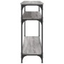 Mesa consola madera de ingeniería gris Sonoma 100x29x75 cm de , Mesas auxiliares - Ref: Foro24-834038, Precio: 53,35 €, Descu...