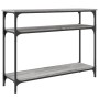 Mesa consola madera de ingeniería gris Sonoma 100x29x75 cm de , Mesas auxiliares - Ref: Foro24-834038, Precio: 53,35 €, Descu...