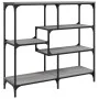 Console table made of gray Sonoma plywood wood 103x32x95 cm by , Side tables - Ref: Foro24-833953, Price: 72,09 €, Discount: %