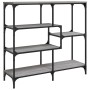 Mesa consola madera contrachapada gris Sonoma 103x32x95 cm de , Mesas auxiliares - Ref: Foro24-833953, Precio: 73,06 €, Descu...