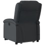 Sillón reclinable de masaje elevable cuero auténtico negro en Sillones | Comprar online en Foru.es