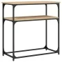 Mesa consola madera de ingeniería roble Sonoma 75x35,5x75 cm de , Mesas auxiliares - Ref: Foro24-834071, Precio: 43,75 €, Des...