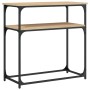 Mesa consola madera de ingeniería roble Sonoma 75x35,5x75 cm de , Mesas auxiliares - Ref: Foro24-834071, Precio: 44,29 €, Des...