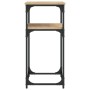 Mesa consola madera de ingeniería roble Sonoma 75x35,5x75 cm de , Mesas auxiliares - Ref: Foro24-834071, Precio: 44,29 €, Des...