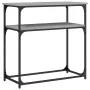 Mesa consola madera de ingeniería gris Sonoma 75x35,5x75 cm de , Mesas auxiliares - Ref: Foro24-834073, Precio: 45,01 €, Desc...