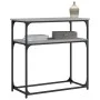 Mesa consola madera de ingeniería gris Sonoma 75x35,5x75 cm de , Mesas auxiliares - Ref: Foro24-834073, Precio: 45,01 €, Desc...