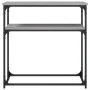 Mesa consola madera de ingeniería gris Sonoma 75x35,5x75 cm de , Mesas auxiliares - Ref: Foro24-834073, Precio: 45,01 €, Desc...