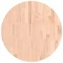 Tablero redondo de madera maciza de haya Ø60x1,5 cm de , Tableros para mesas - Ref: Foro24-355909, Precio: 56,52 €, Descuento: %