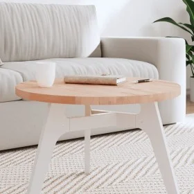 Solid beech wood round board Ø60x2.5 cm by , Table tops - Ref: Foro24-355916, Price: 58,94 €, Discount: %