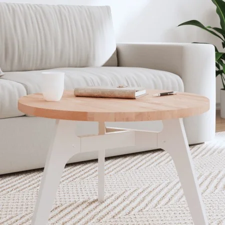 Tablero redondo de madera maciza de haya Ø60x2,5 cm de , Tableros para mesas - Ref: Foro24-355916, Precio: 58,94 €, Descuento: %