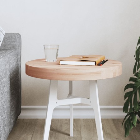 Tablero redondo de madera maciza de haya Ø40x4 cm de , Tableros para mesas - Ref: Foro24-355921, Precio: 43,18 €, Descuento: %