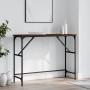 Mesa consola madera de ingeniería marrón roble 100x32x75 cm de , Mesas auxiliares - Ref: Foro24-834059, Precio: 40,54 €, Desc...