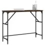 Engineered wood brown oak console table 100x32x75 cm by , Side tables - Ref: Foro24-834059, Price: 38,61 €, Discount: %