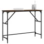Mesa consola madera de ingeniería marrón roble 100x32x75 cm de , Mesas auxiliares - Ref: Foro24-834059, Precio: 40,54 €, Desc...