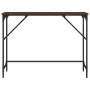 Engineered wood brown oak console table 100x32x75 cm by , Side tables - Ref: Foro24-834059, Price: 38,61 €, Discount: %