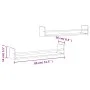Estantes de pared con barras 2 uds roble Sonoma 80x16x14 cm de , Estantes y estanterías - Ref: Foro24-835440, Precio: 30,64 €...