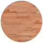 Tablero redondo de madera maciza de haya Ø40x2,5 cm de , Tableros para mesas - Ref: Foro24-355935, Precio: 33,42 €, Descuento: %