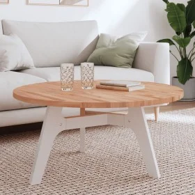 Runde Platte aus massivem Buchenholz Ø90x2,5 cm von , Tischplatten - Ref: Foro24-355940, Preis: 117,50 €, Rabatt: %