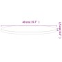 Tablero redondo de madera maciza de haya Ø40x1,5 cm de , Tableros para mesas - Ref: Foro24-355928, Precio: 31,42 €, Descuento: %
