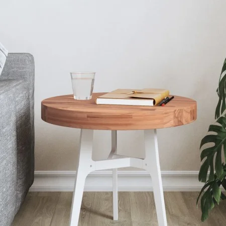 Round solid beech wood board Ø40x4 cm by , Table tops - Ref: Foro24-355942, Price: 46,72 €, Discount: %